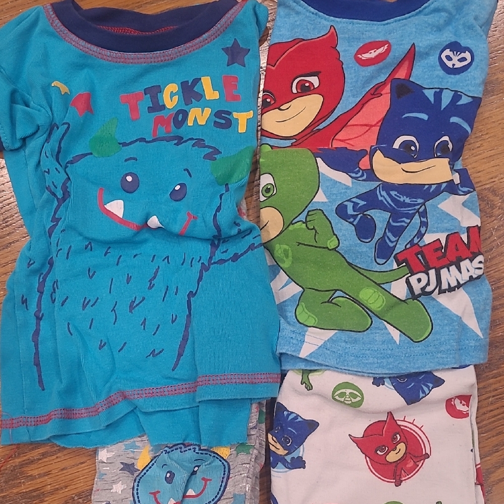 2 Pairs Boys PJ Sets